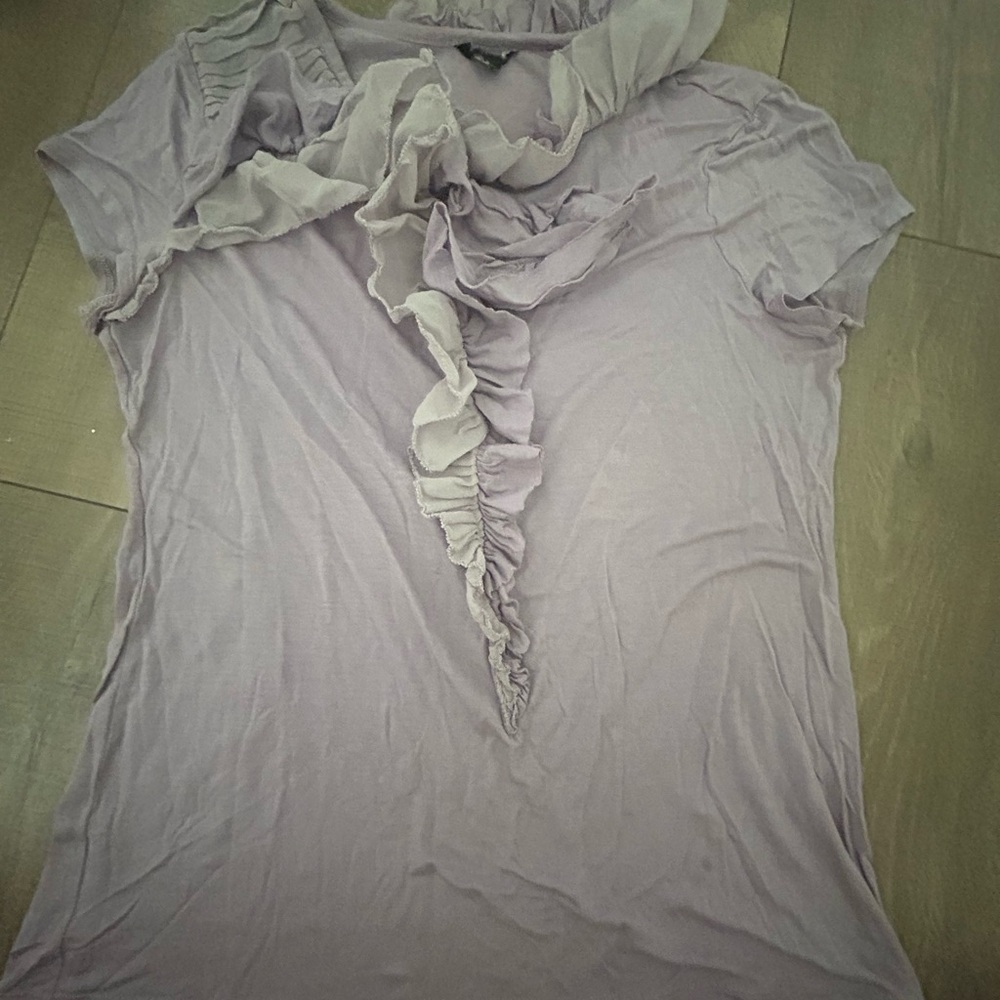 Lavender Ruffle Women's Top